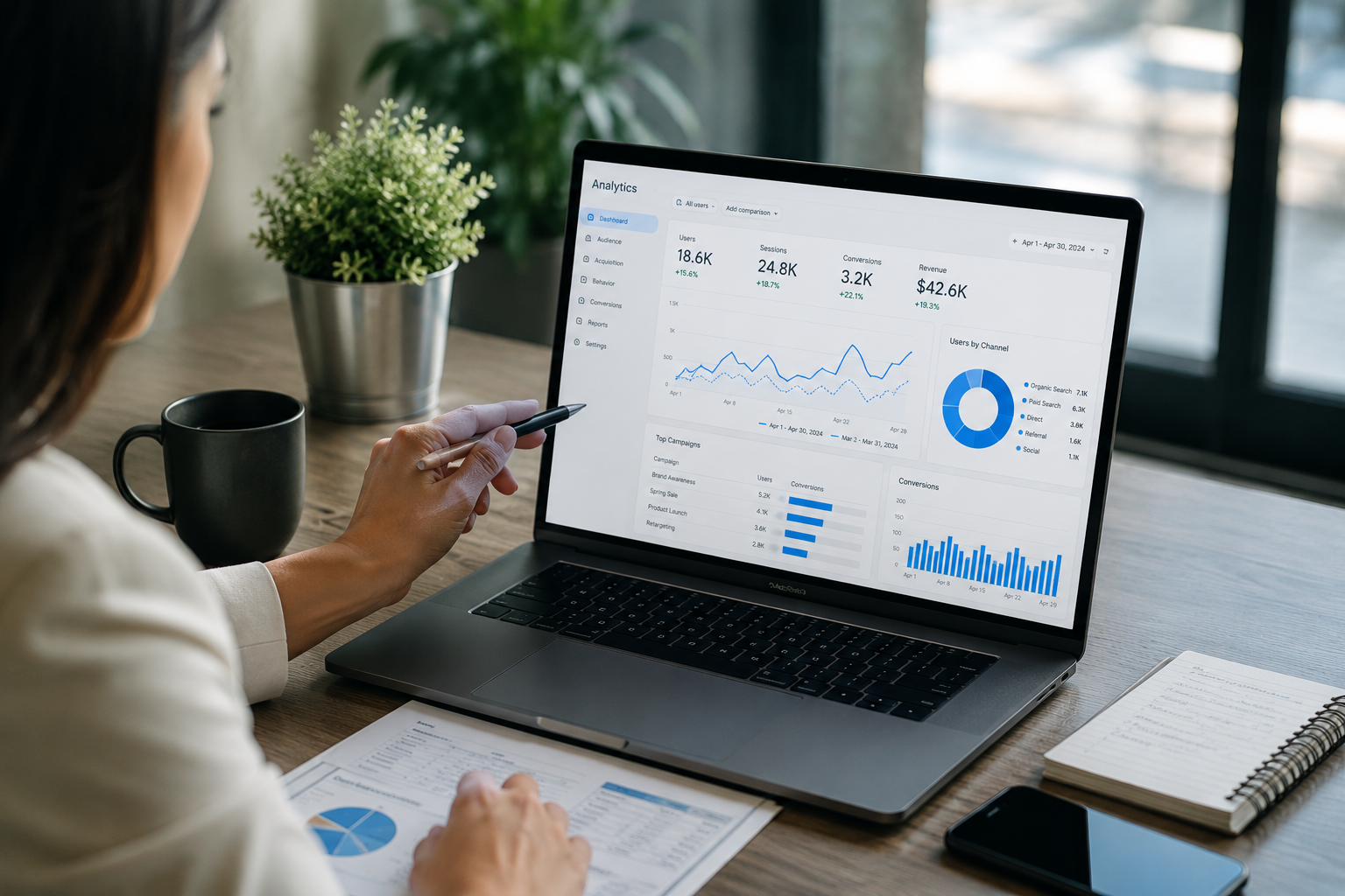 Digital marketing performance analytics